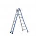 Heavy duty combination ladders with splayed base 406388