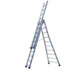 Heavy duty combination ladders with splayed base 406393