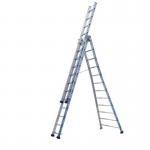 Heavy duty combination ladders with splayed base 406396