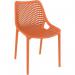A photo of Slingsby Stackable Chairs shows a row of sleek and modern polypropylene stacking cafe chairs. The chairs have a slim profile and a curved backrest for comfort. They come in a neutral color and feature a sturdy frame for stability. A practical and versatile seating option for any cafe or restaurant setting.
