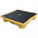 Nestable plastic sump pallets 406555