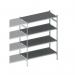 Flexible polymer shelving add on bays 406726