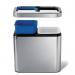 Simplehuman slim open top waste recycle bin 406755