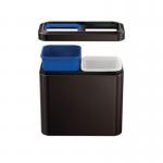 Simplehuman slim open top waste recycle bin 406756