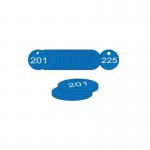 27 mm Dia. Traffolitetags - Blue (201 to 225) 406902