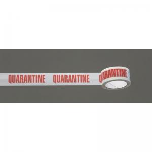 Polypropylene message tape - Quarantine, 6 rolls 407099