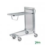 In Store Trolley With Spring Tray, 4 X 1