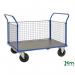 Konga heavy duty platform truck with mesh sides 407158