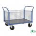 Konga heavy duty platform truck with mesh sides 407159