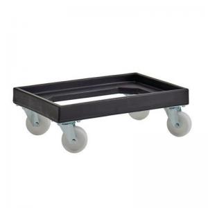 Recycled plastic dolly for stacknest containers 407483
