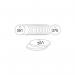 27 mm Dia. Traffolitetags - White (351 to 375) 407509