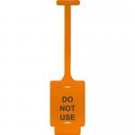Assettag Flex Do Notuse (style A) Pack 50 - Orange 407527
