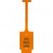 Assettag Flex Do Notuse (style A) Pack 50 - Orange 407527