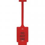 Assettag Flex Do Notuse (style A) Pack 50 - Red 407528