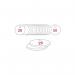 33 mm Dia. Traffolitetags - Red White (26 to 50) 407808