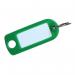 Keytab & Ring with Holea 2 53 X 22 mm Green Pack of 25 407953