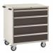 Mobile Euroslide 4 Drawer 1 X 150 Mm, 3 X 200 mm - Dark Grey 408385