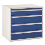 Euroslide 1 X 150 Mmand 3 X 200 mm Drawers - Blue 408456