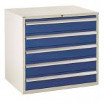 Euroslide 5 X 150 mm Drawers - Blue 408460