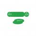33 mm Dia. Traffolitetags - Green (201 to 225) 408504