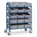 Fetra euro container adjustable shelf trolleys 408617