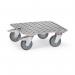 Fetra aluminium chequer plate dolly 408624