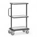 Fetra ESD Euro box trolley - fixed shelves 408633