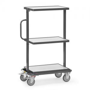 Image of Esd Storage Trolley With 3 Fixed Shelves