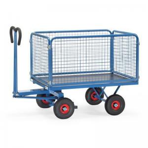 Trailers for hand powered towing - Turntable trucks with 600mm high