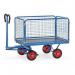 Trailers for hand powered towing - Turntable trucks with 600mm high sides and ends 408652