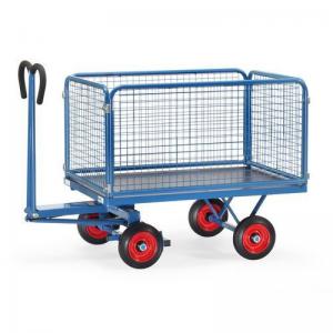 Trailers for hand powered towing - Turntable trucks with 600mm high
