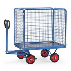 Trailers for hand powered towing - Turntable trucks with 1000mm high