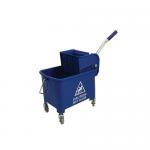 20 Litre Blue Mobile Mop Bucket 