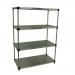 Solid stainless steel shelving 408795