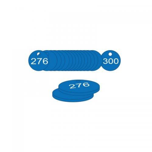 33 mm Dia. Traffolitetags - Blue (276 to 300) 408802