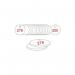 33 mm Dia. Traffolitetags - Red White (276 to 300) 408808