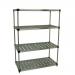 Perforated stainless steel shelving 408821