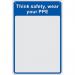 Safety Mirror: Think Safety,wear Your Pps - Mir (200 X 300 Mm) 409216