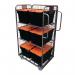 Order picking and stock trolley, 3-sided 409447