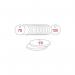 38 mm Dia. Traffolitetags - Red White (76 to 100) 409608