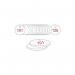 38 mm Dia. Traffolitetags - Red White (101 to 125) 409708
