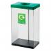 Clear body recycling bin 410121