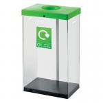 Clear body recycling bin 410122