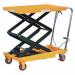 Slingsby Platform Trucks Premier mobile lifting tables 410162 are sleek and modern, with sturdy steel frames and large platforms for easy transport of heavy loads. The compact design allows for easy maneuverability, making it a practical choice for any workplace.