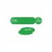 38 mm Dia. Traffolitetags - Green (226 to 250) 410204