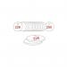 38 mm Dia. Traffolitetags - Red White (226 to 250) 410208