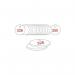 38 mm Dia. Traffolitetags - Red White (326 to 350) 410608