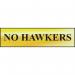 No Hawkers - Pol (200 X 50 Mm) 410691