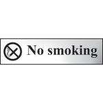 No Smoking - Chr (200 X 50 Mm) 410694