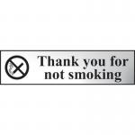 Thank You for Notsmoking - Chr (200 X 50 Mm) 410695